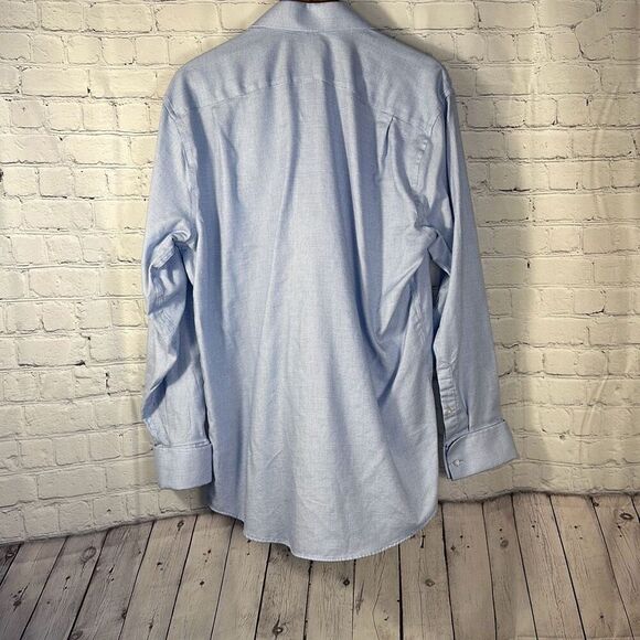 Collection by Michael Strahan Wrinkle Free Stretch Regular Fit Shirt Size 16 1/2 - Picture 6 of 8